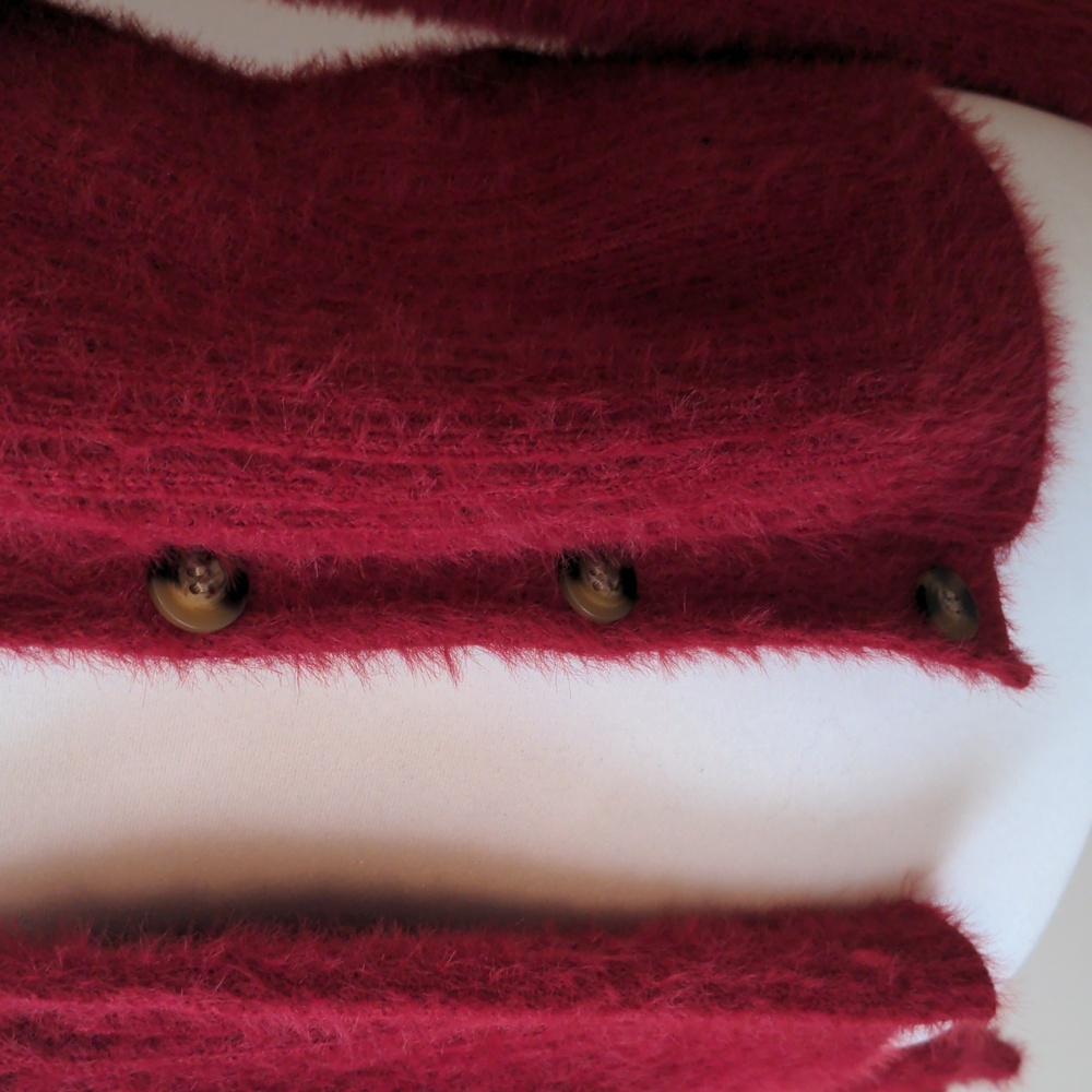 Lulu's Red Cardigan Size M - Picture 3 of 5
